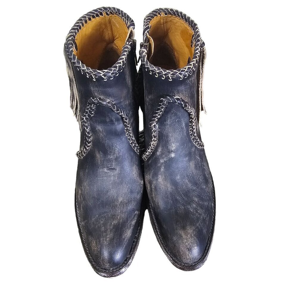 Old Gringo Black Ankle Boots with Fringe - Picture 2 of 9